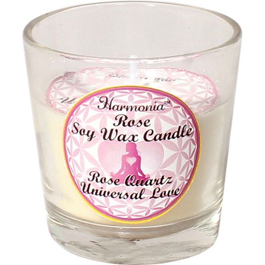 Harmonia Love Rose Quartz Candle