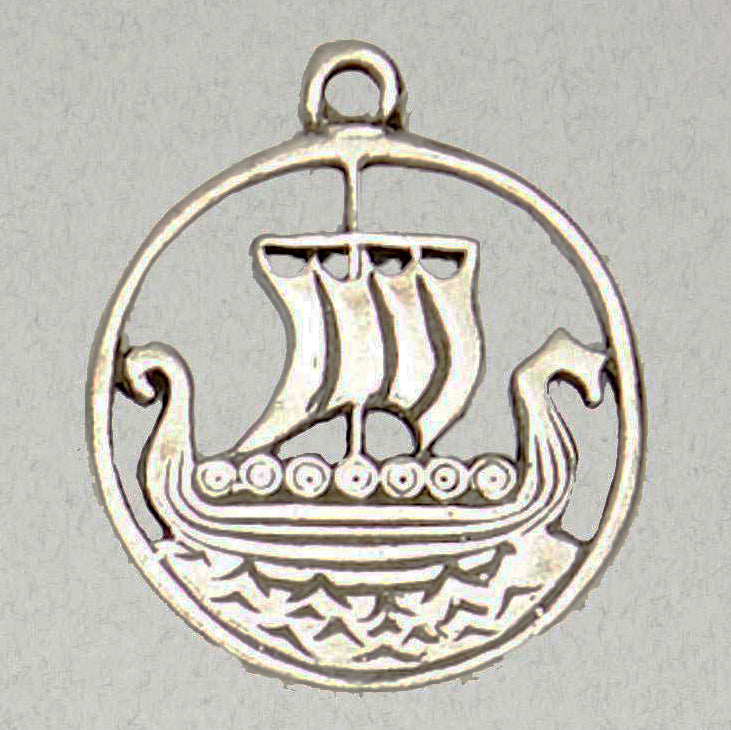 Viking Ship Necklace