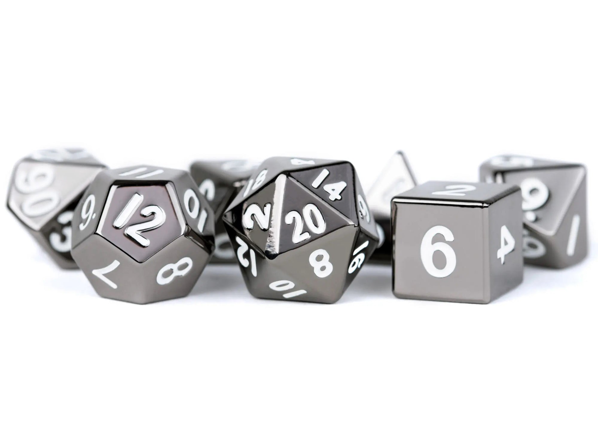 Sterling Gray Metal Dice Set