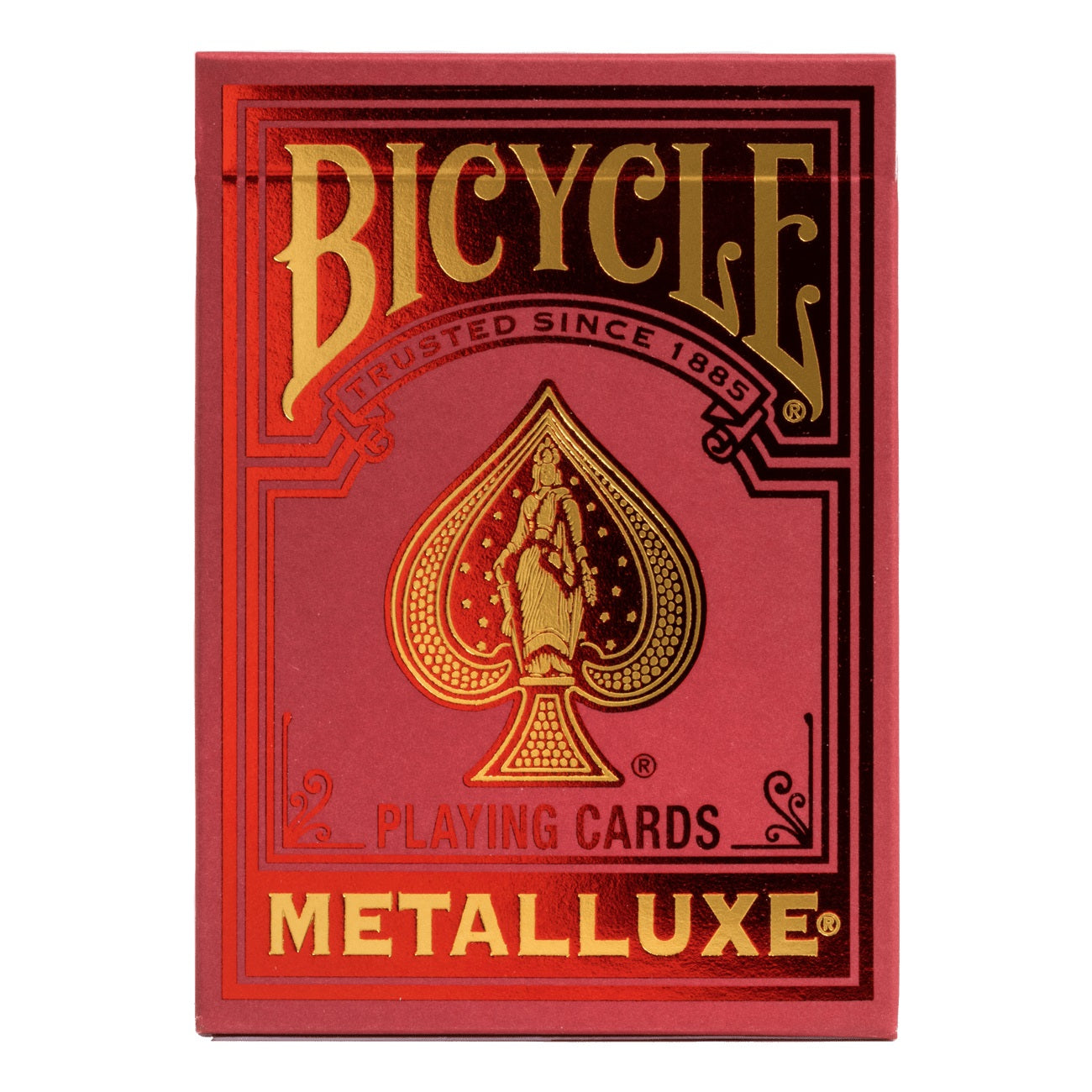 Metalluxe Red Playing Cards