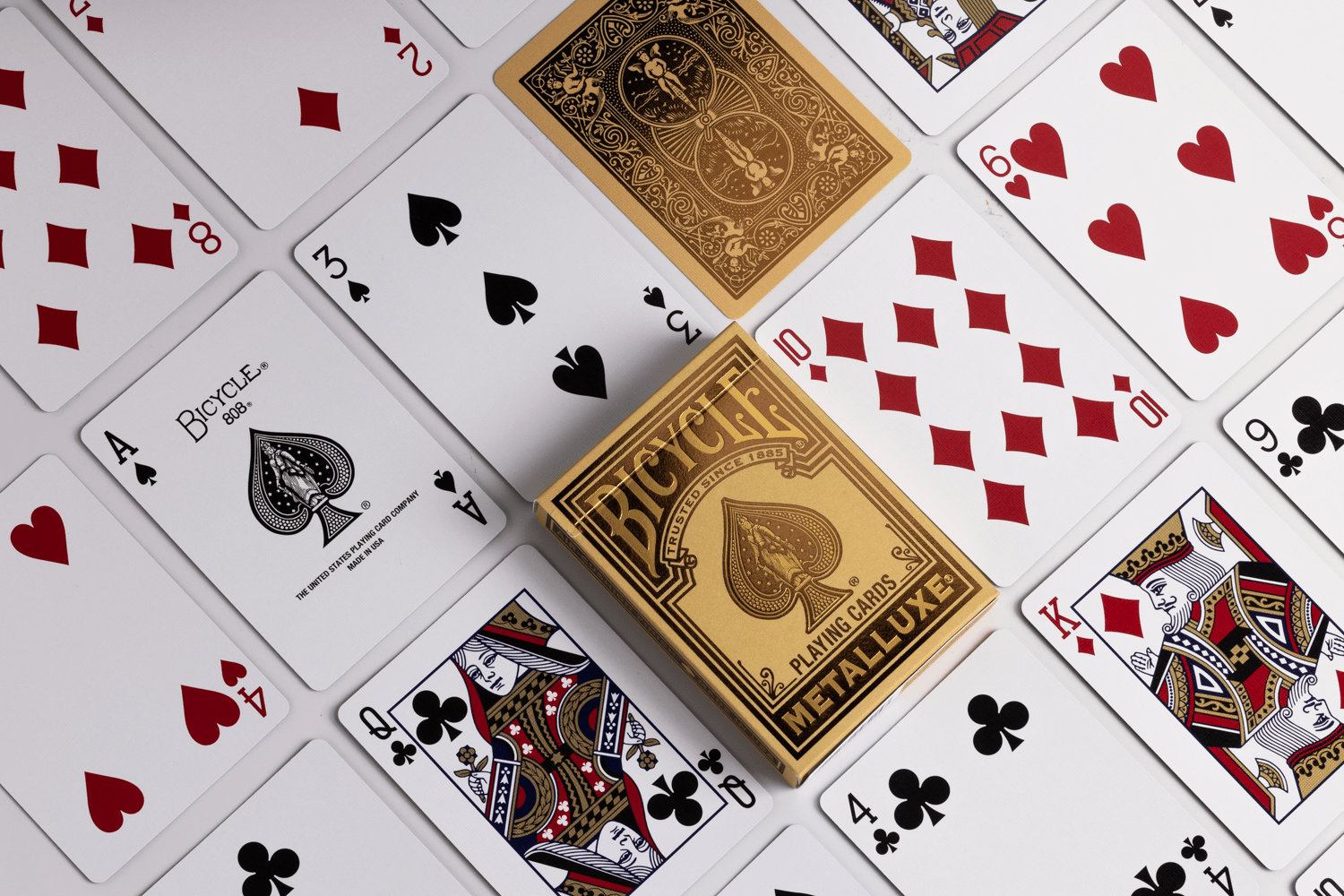 Metalluxe Gold Playing Cards