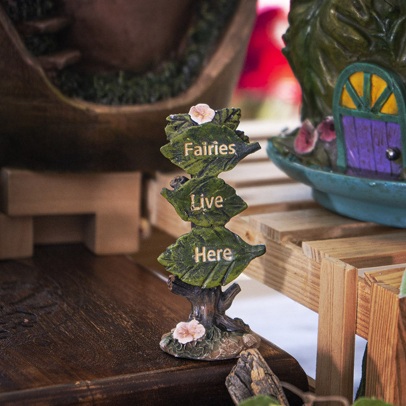 Fairies Live Here Sign