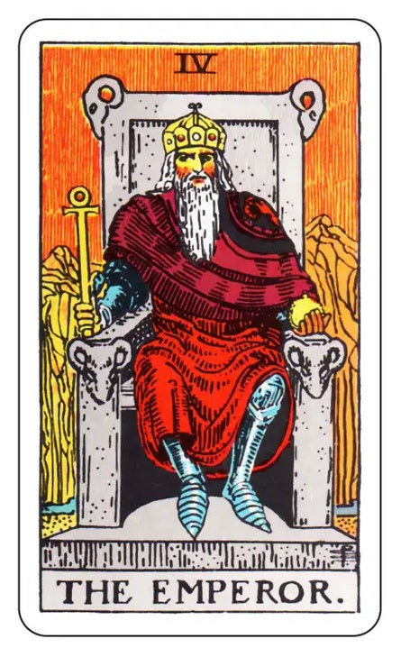 The Emperor Tarot Sticker