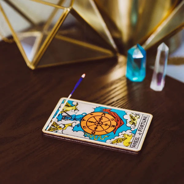 Wheel of Fortune Tarot Incense Burner