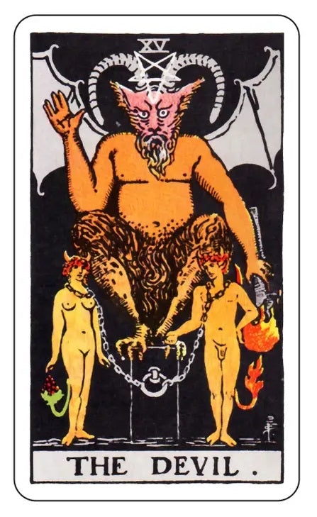 The Devil Tarot Sticker