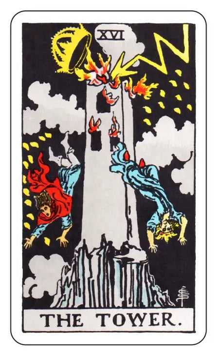 The Tower Tarot Sticker