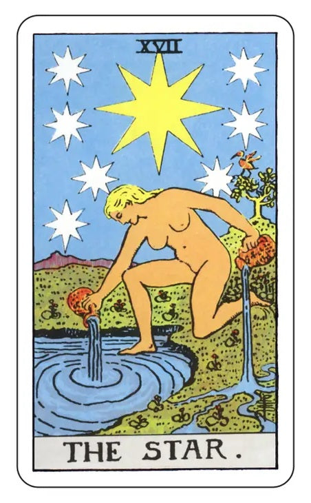 The Star Tarot Sticker