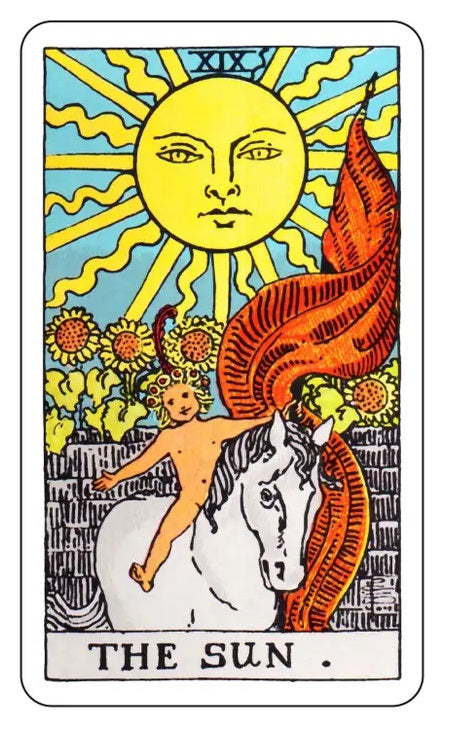 The Sun Tarot Sticker
