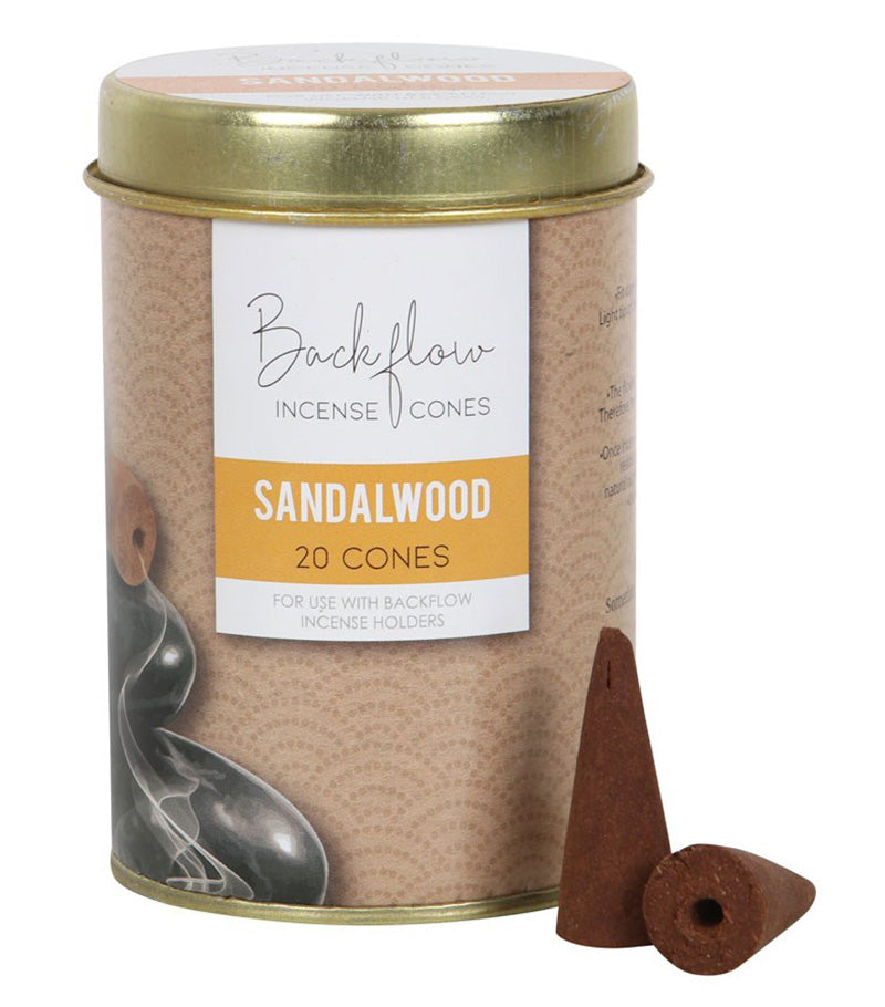 Sandalwood Jumbo Backflow Incense Cones