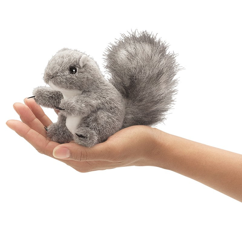 Gray Squirrel Finger Puppet