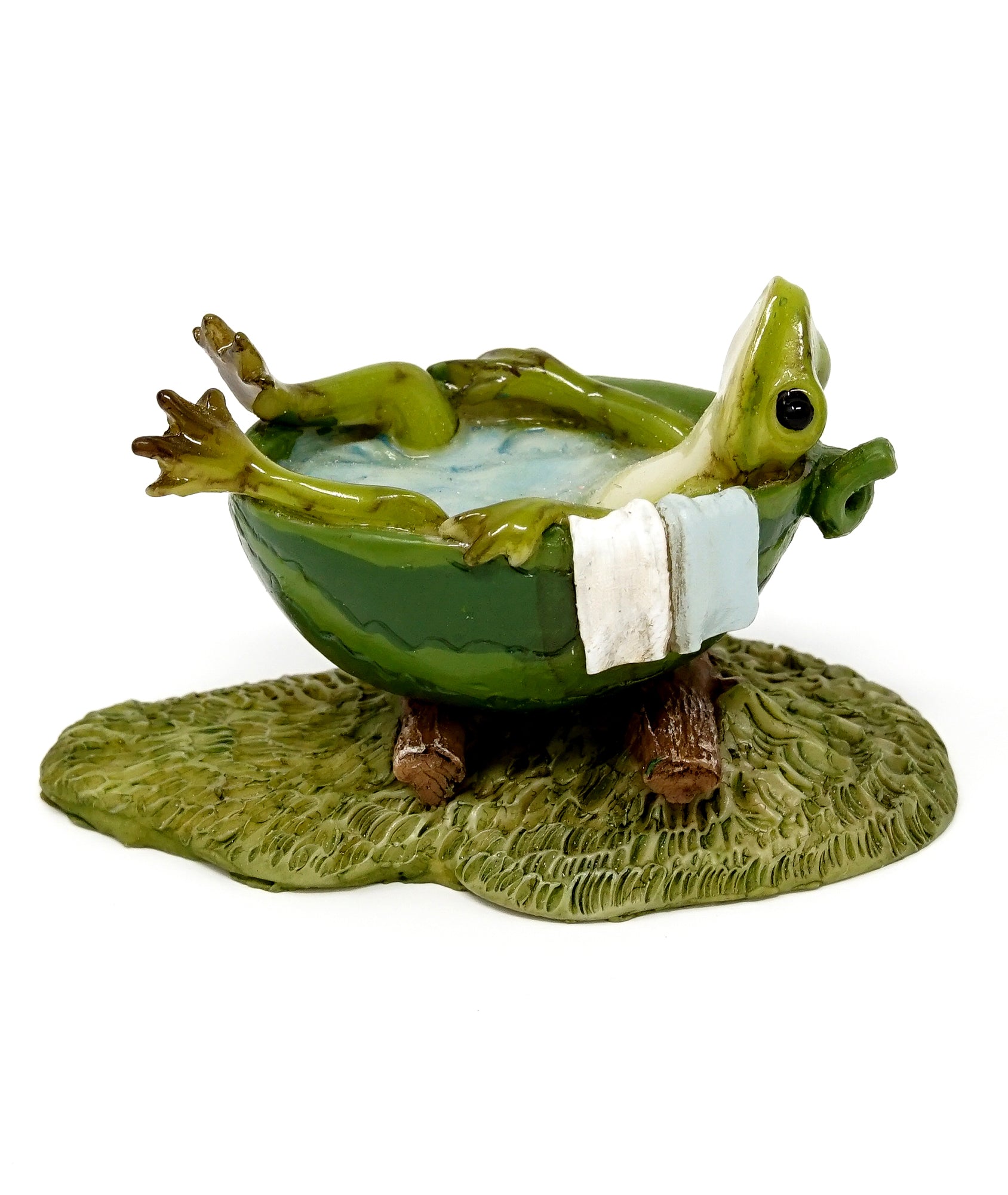 Frog Taking a Bath