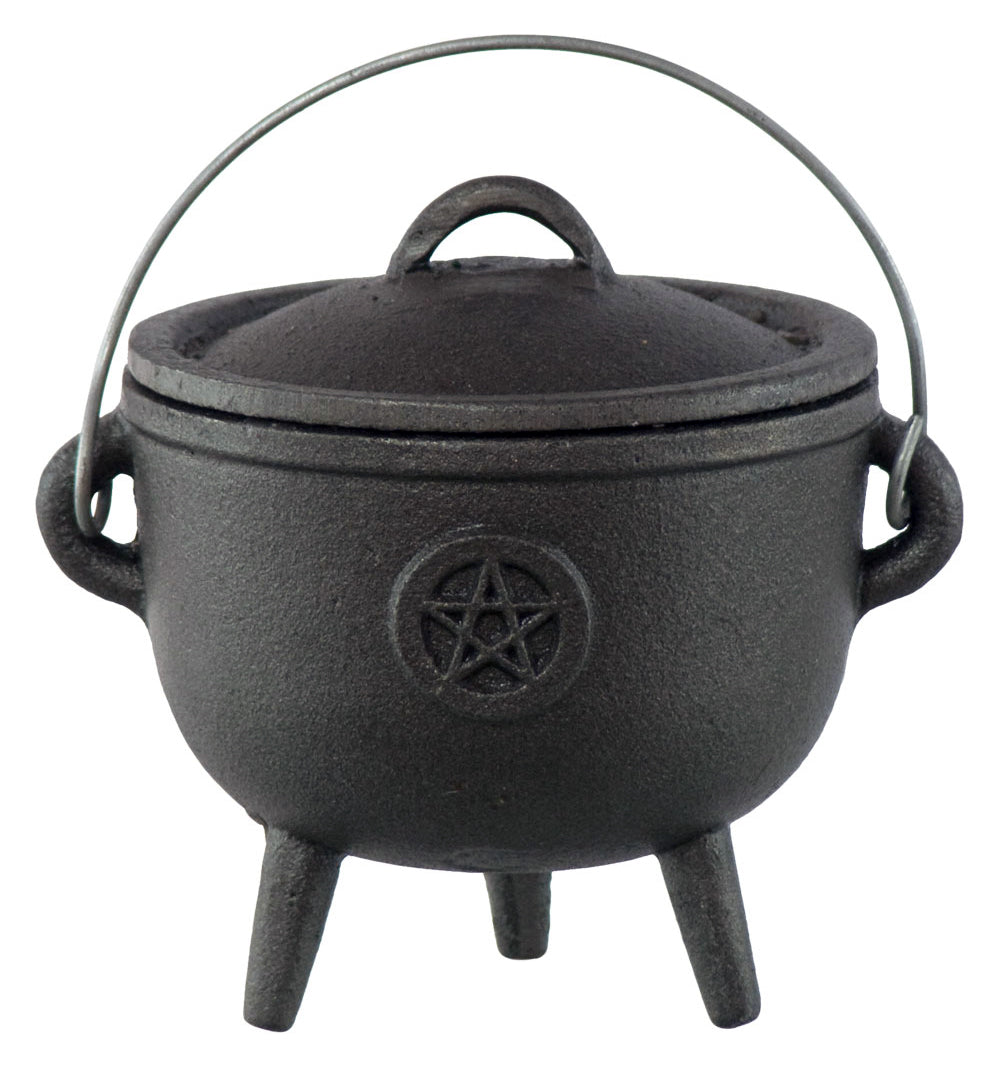 Pentacle Cast Iron Cauldron