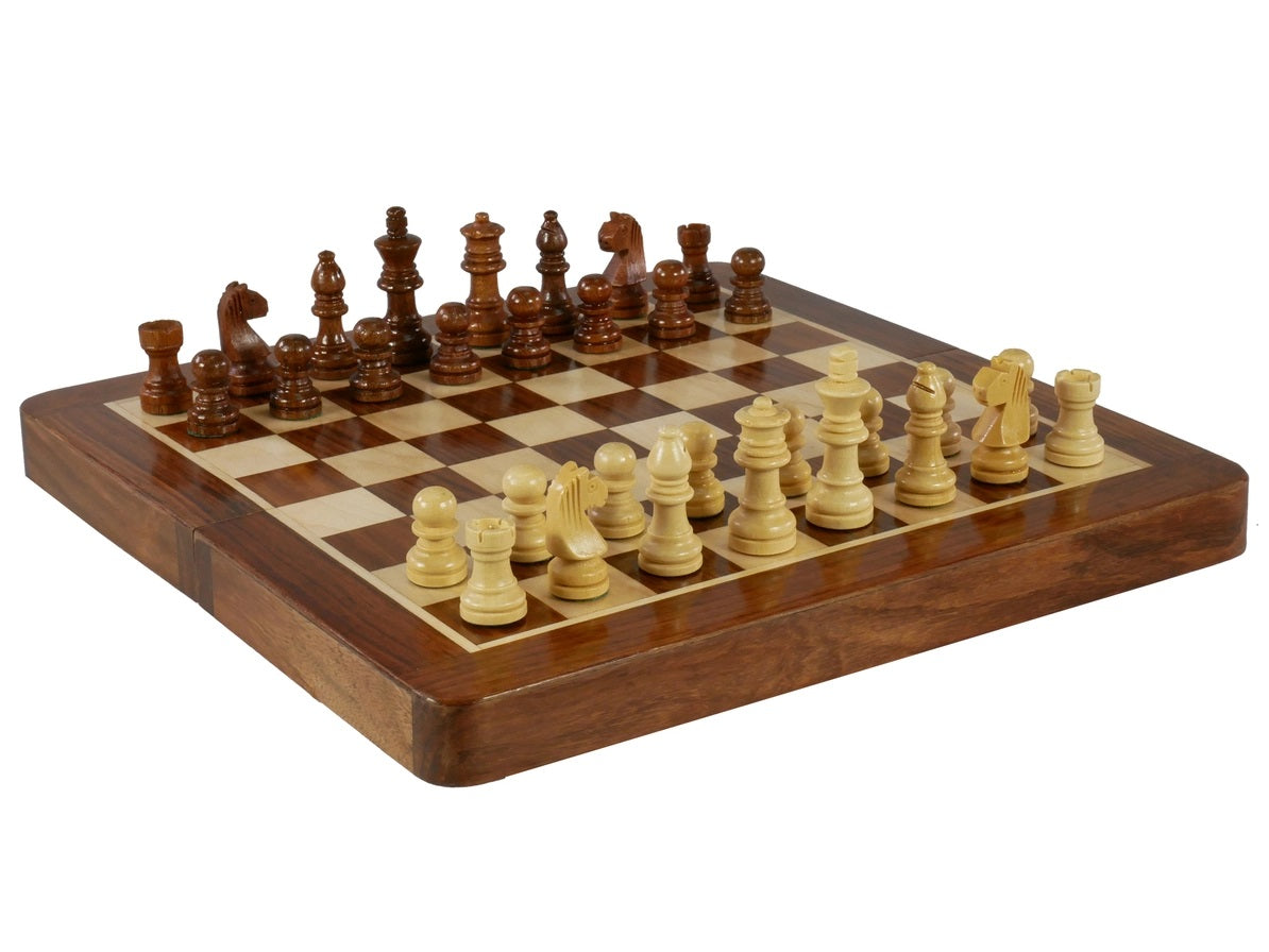 Magnetic Foldable Chess Set (10")