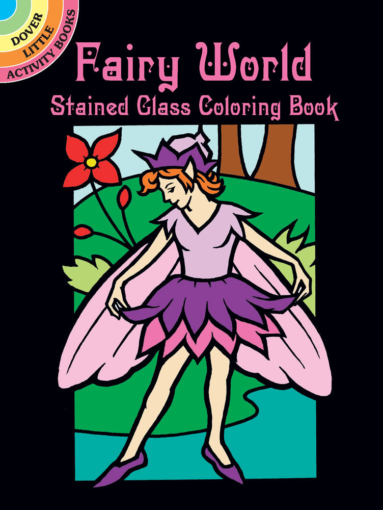 Fairy World Stained Glass Coloring Book