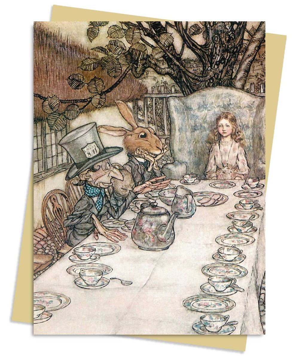 Alice in Wonderland Tea Party Card