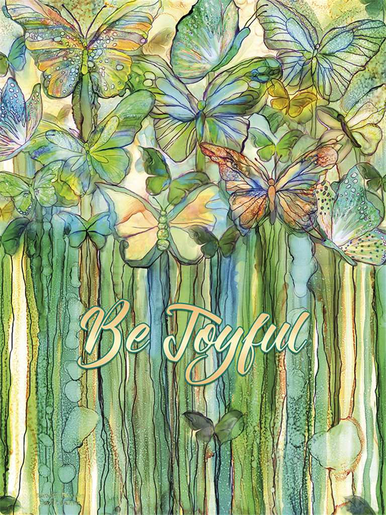 Be Joyful Butterfly Card