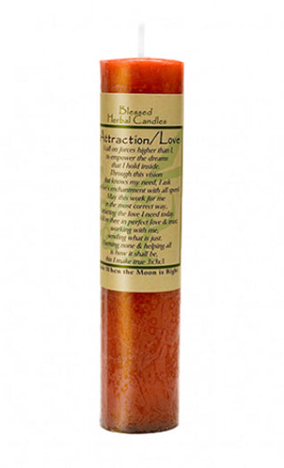 Blessed Herbal Attraction/Love Candle