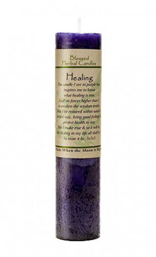 Blessed Herbal Healing Candle