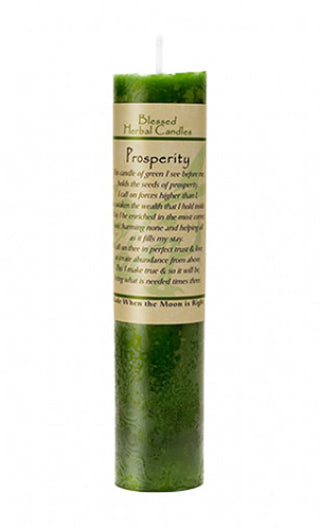 Blessed Herbal Prosperity Candle