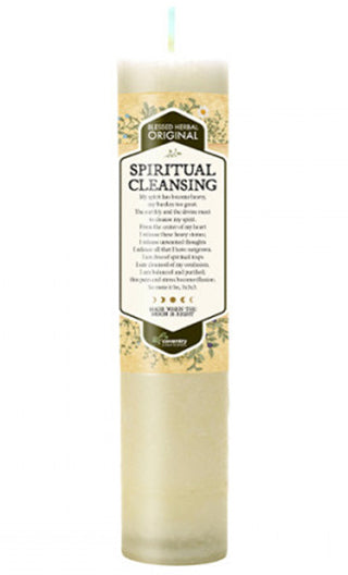 Blessed Herbal Spiritual Cleansing Candle