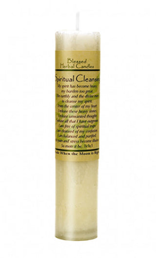 Blessed Herbal Spiritual Cleansing Candle