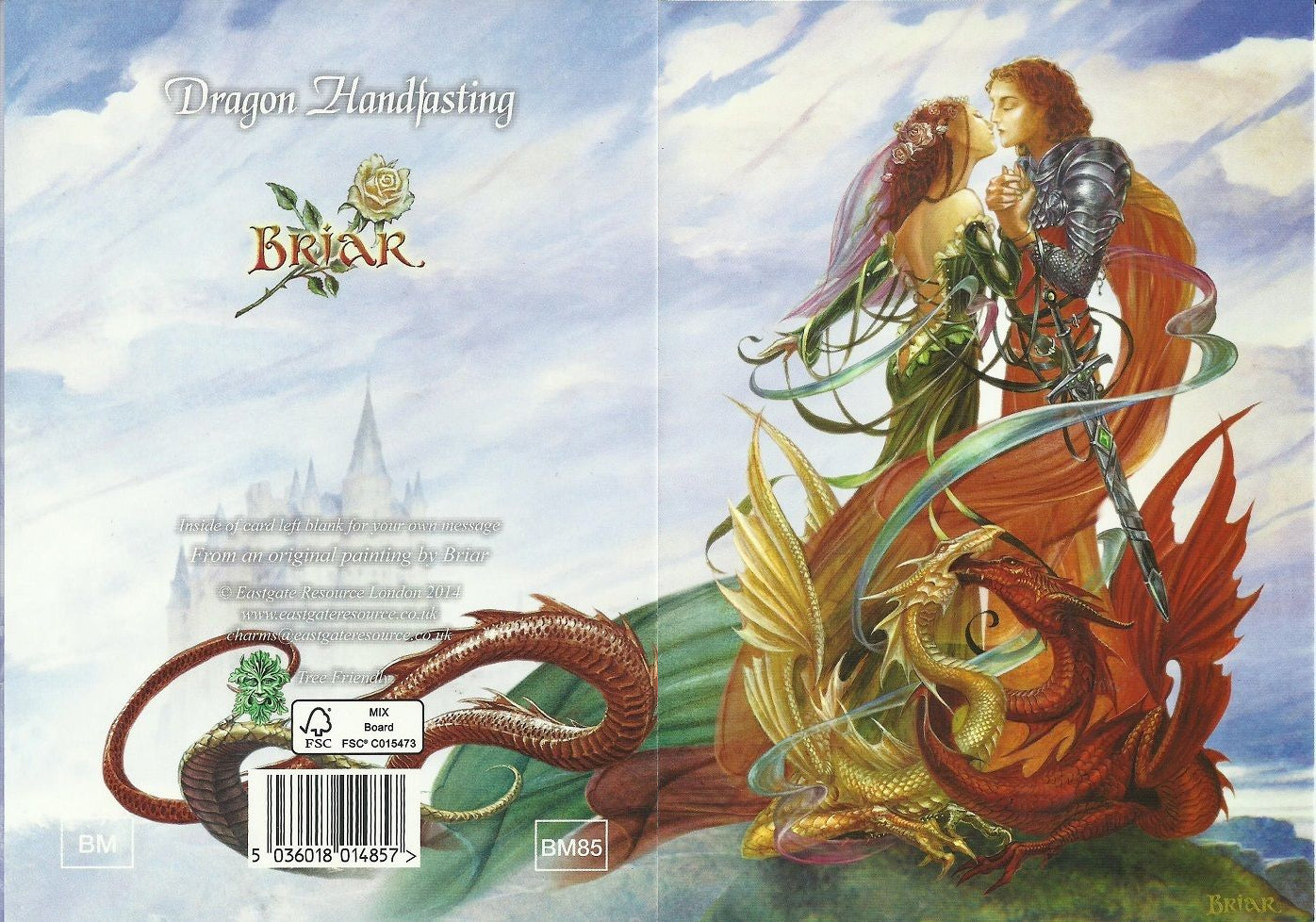 Dragon Handfasting Card