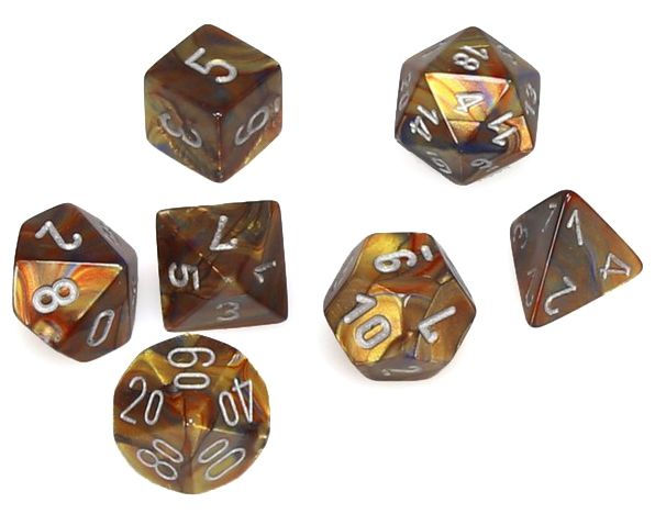 Lustrous Mini 7-Die Set: Gold/Silver