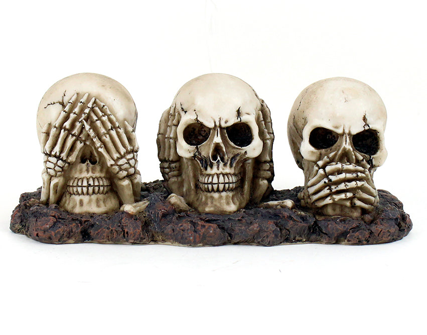 'No Evil' Skull Trio