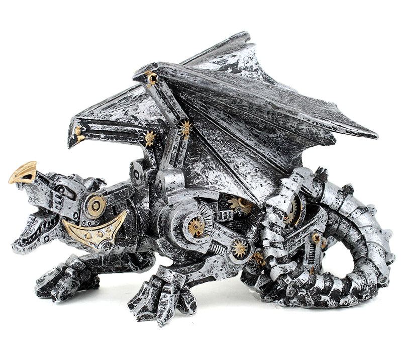 Silver Steampunk Dragon