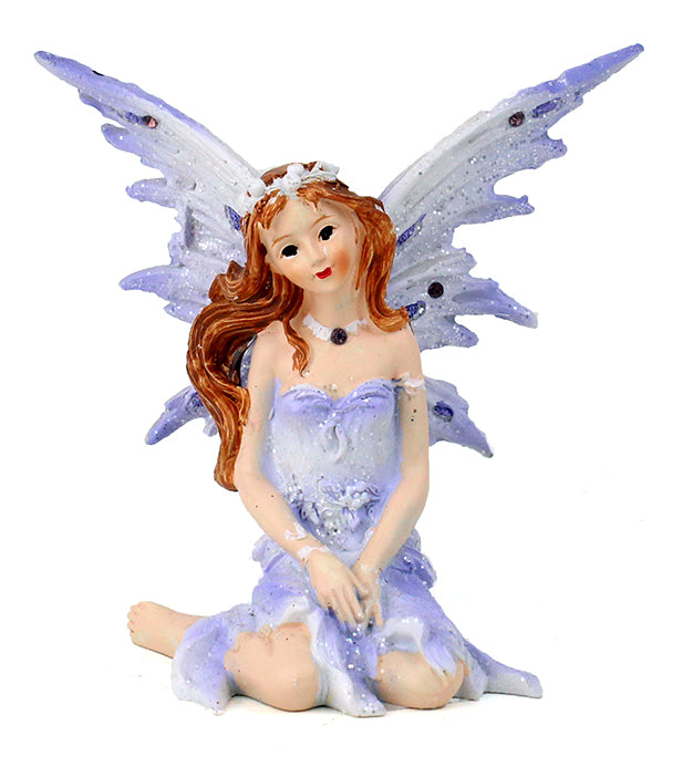 Purple Sitting Fairy