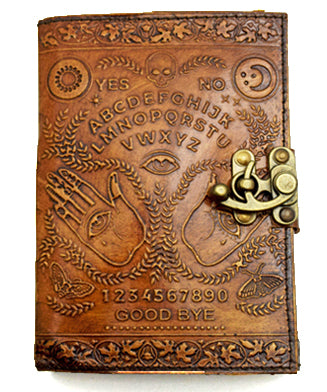 Embossed Ouija Leather Journal