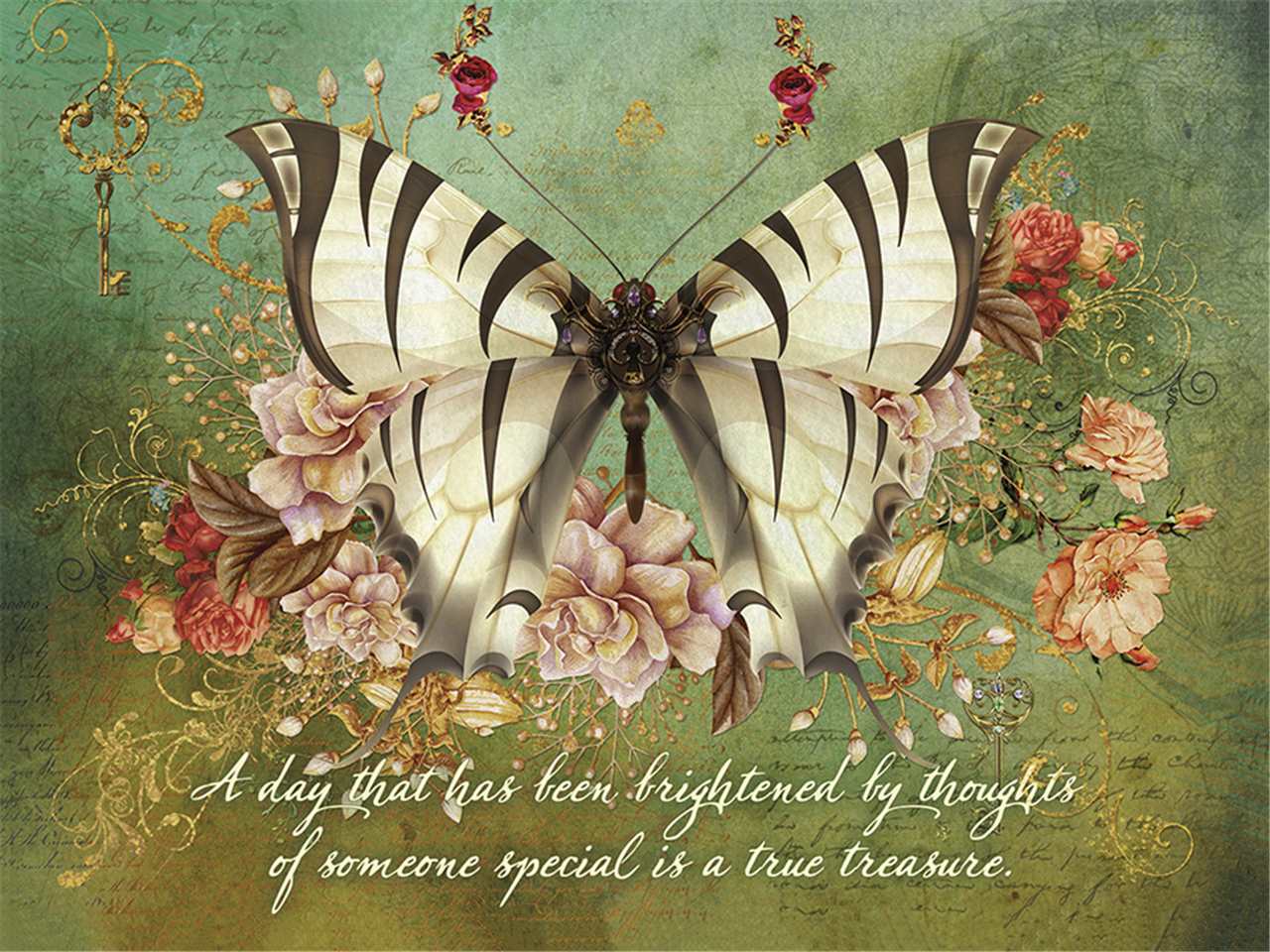 Butterfly Thoughts Card
