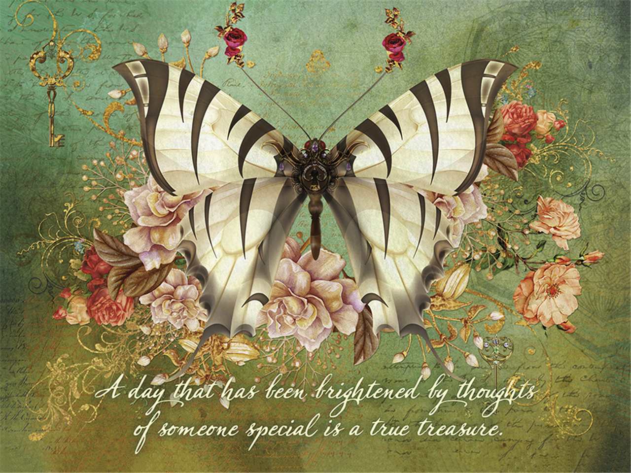 Butterfly Thoughts Card