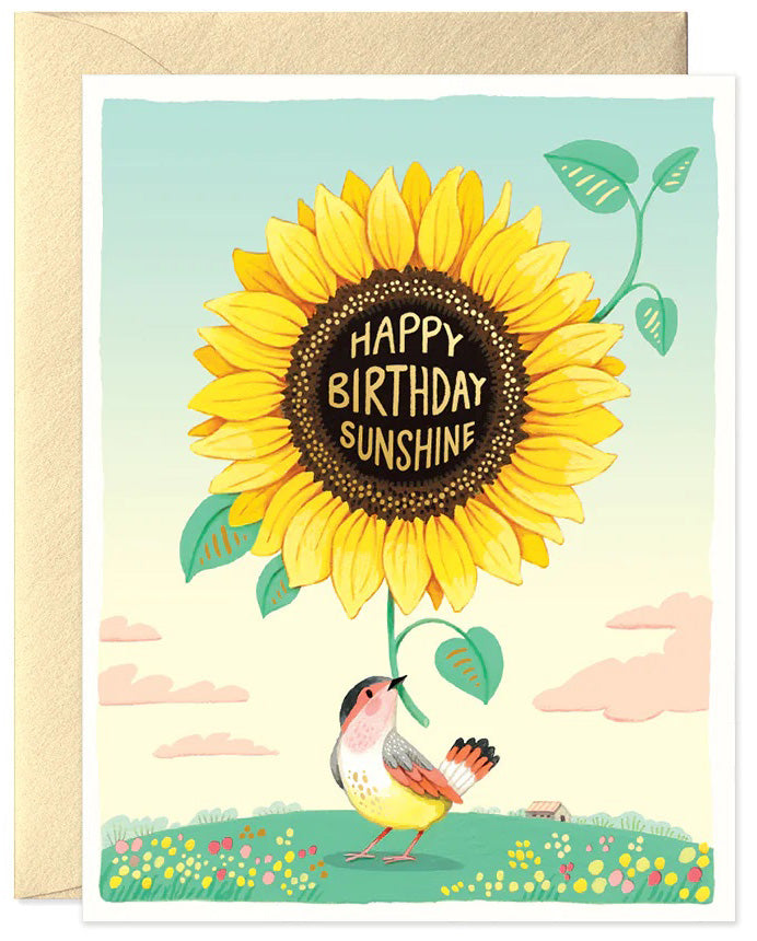 Sunflower Birthday Card