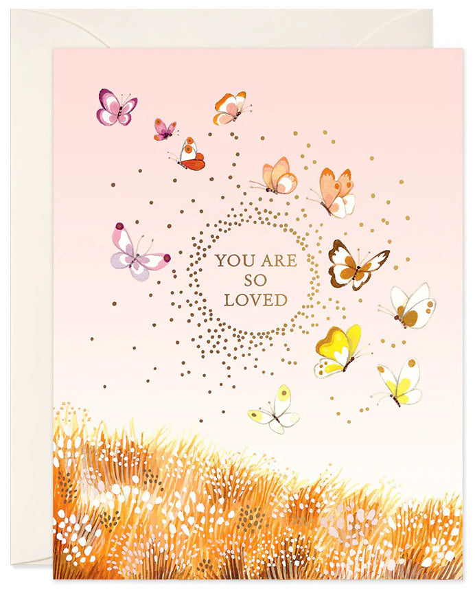 Butterflies So Loved Card