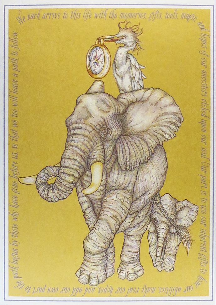 Ancestral Elephant Card