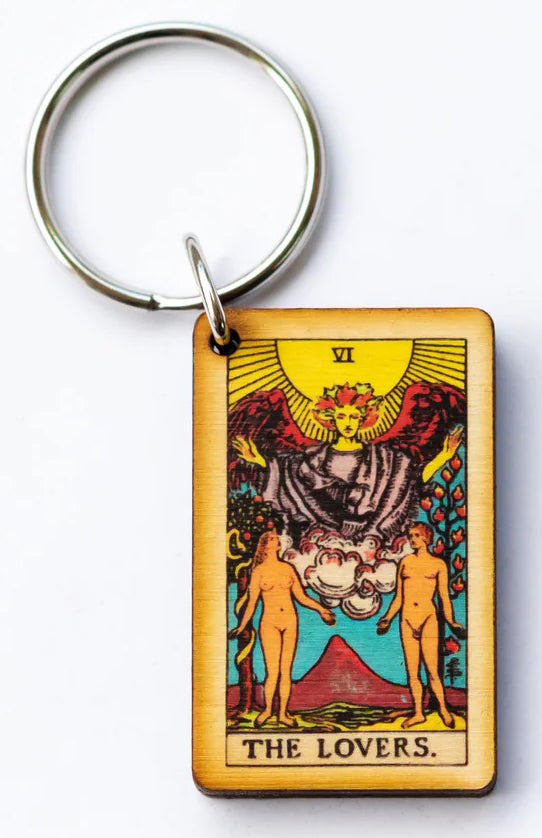 The Lovers Tarot Keychain