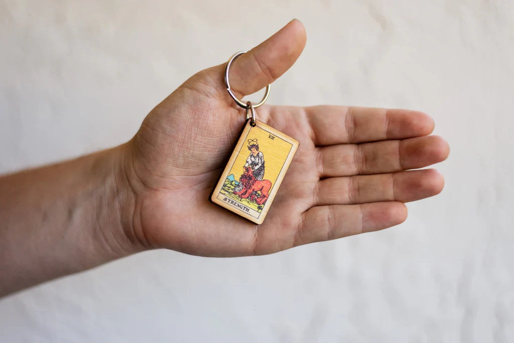 Strength Tarot Keychain