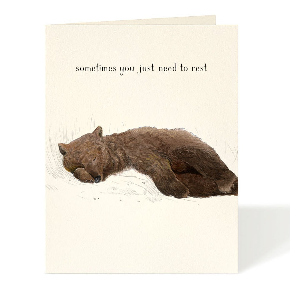 Sleeping Bear Card