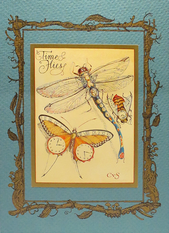 Time Flies Bugs Card