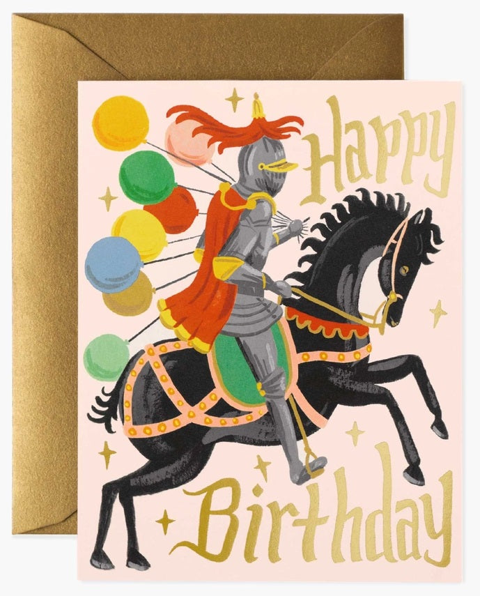 Knight Birthday Card