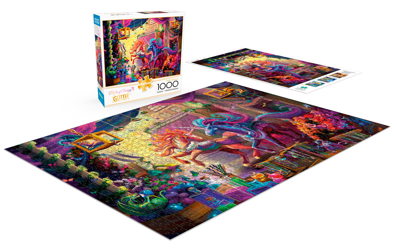 Twilight Marketplace Puzzle (1000 Pieces)