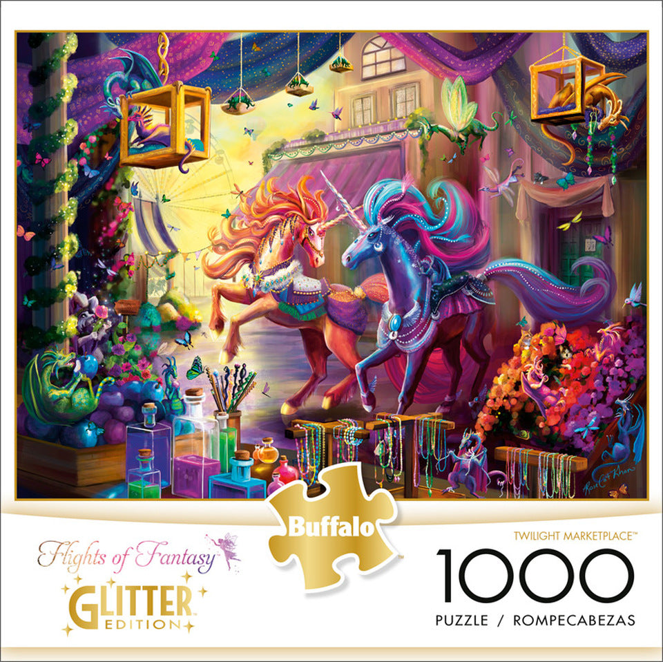 Twilight Marketplace Puzzle (1000 Pieces)