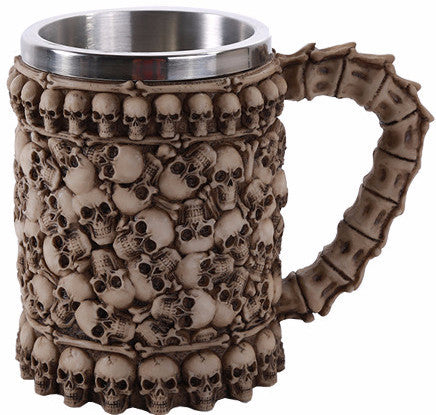 Boneyard Skull Mug -- DragonSpace