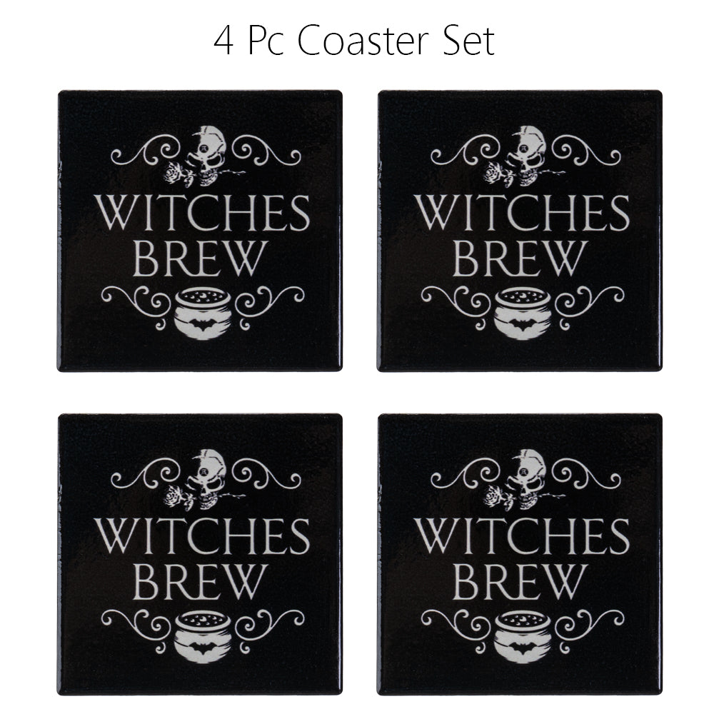 Witches Brew 4-Pack Coasters