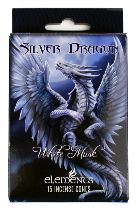 Silver Dragon Incense Cones