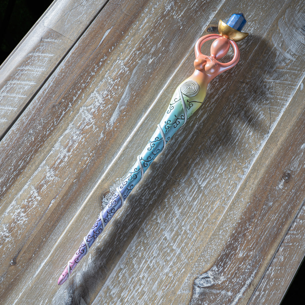 Spiral Goddess Wand