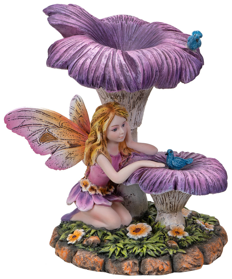 Fairy Resting Under Mushroom