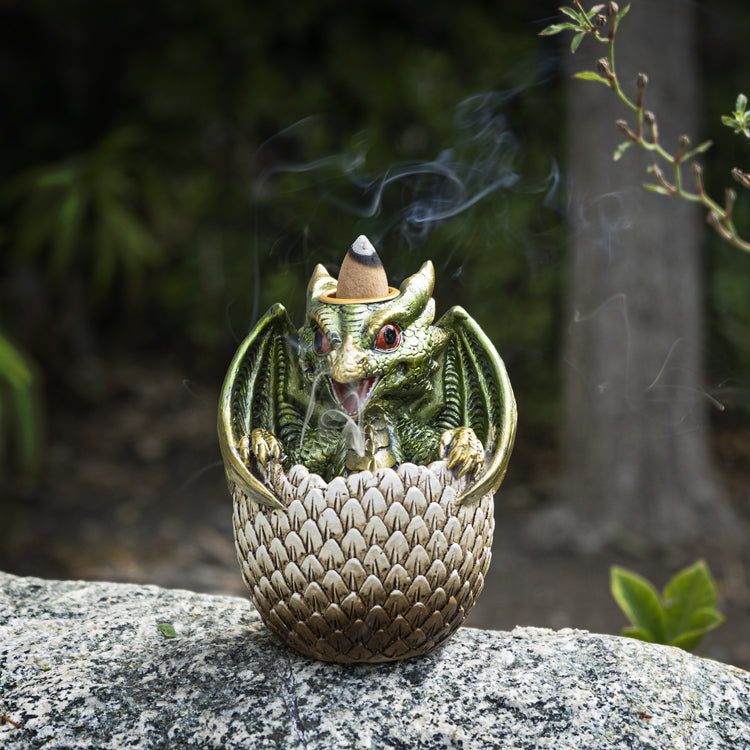 Dragon Egg Backflow Incense Burner - DragonSpace Gift Shop