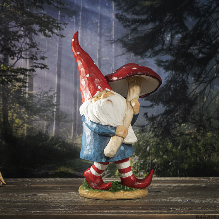 Gnome with Mushroom